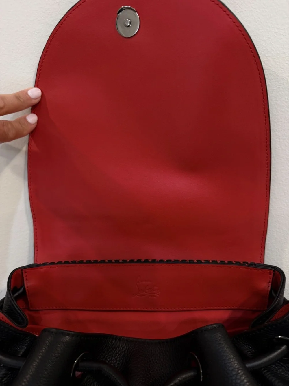 Christian Louboutin Explorafunk Spiked Black LG full backpack Men’s Unisex